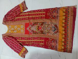 Pakistani suit with pant and dupatta