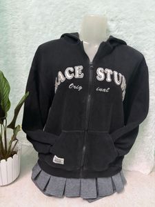 Black &#39;ACE STUDIO&#39; Hoodie😍( no defect)