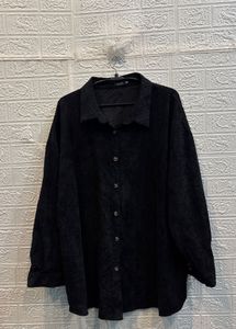 🇺🇸 Shein Imported Corduroy Button-Up Shirt