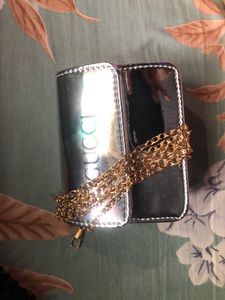 Silver Sling Bag