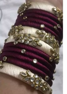 12 Kundan Bangles