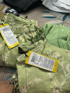 Sage Green Floral Palazzo Set