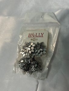 oxidized Jhumka Earrings