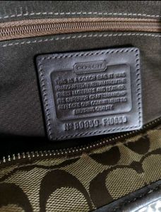 Authentic Coach Signature Shoulder Tote Bag