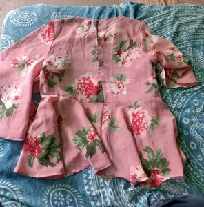 Floral Peplum Top