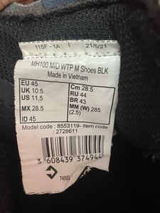 Men Waterproof Trek Shoes Mid Ankle Cross Contact