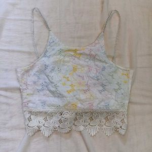 Y2k Floral Top