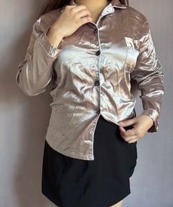 💕🌸Smooth Silk Top 🤎🤎