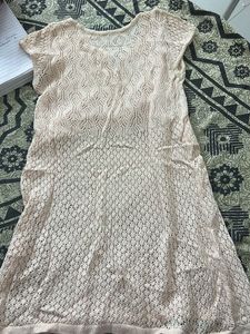 Pretty Peach Knit Dress