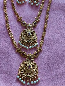 South Indian Temple Jewellery Set..