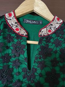 Elegant Green woollen Kurta (xl)