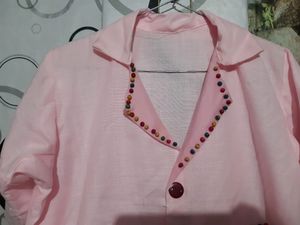 New Handmade Shirt Style Kurti
