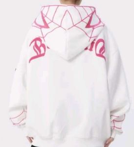 Unisex White Spiderman Full Zip-up Hoodie