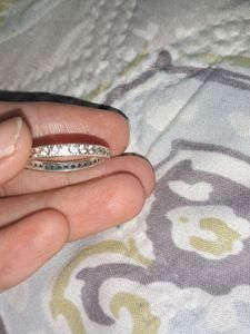 Sterling Silver Eternity Love Band Ring