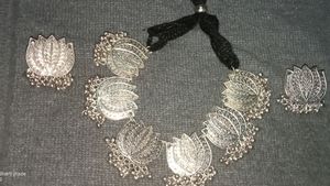 Oxidised Silver Jewellery Set