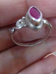 Elegant Silver Ring 925 With Stone
