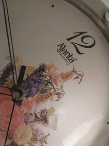 Ajanta Glass Made Wall Clock
