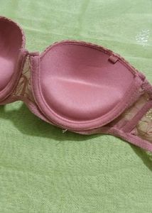 Demi Cup Lace Bra Pushup Underwire