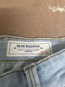 Light Wash Straight Leg Jeans