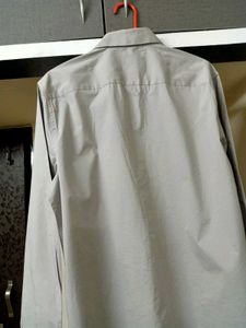 RARE RABBIT GREY COTTON SHIRT