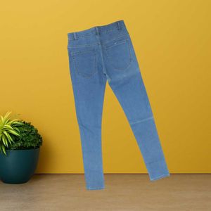 Women sky blue skinny jeans size 28 (O-58)