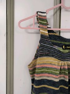 Striped Sleeveless Dress