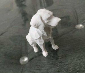 Dog Showpiece 3d Printed