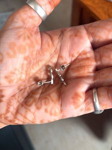 Bluestone LeafSilver Earrings
