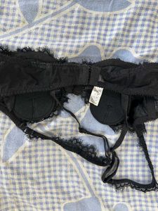 Elegant Black Lace Bra