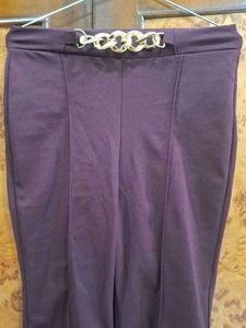 Purple Flare Pants