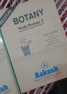Aakash Botony Stydy Package 2 &amp;3 For Medical