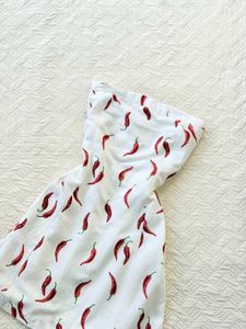 Chili Print Mini Dress🌶️🌌