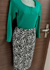 Combo Offer - Bodysuit Top And Skirt