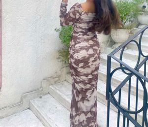 Tie-Dye Bodycon  Dress