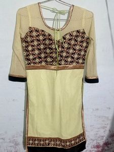 Light Green Kurti Plazo Set