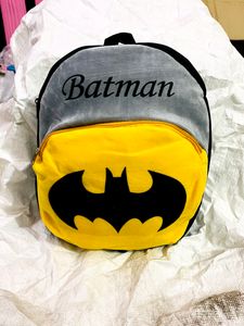 Batman Style Velvet Bag For Kids