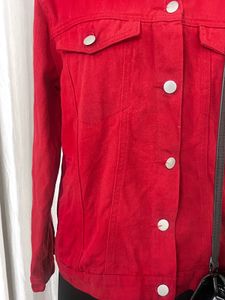 Red Denim Jacket