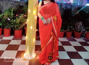 Red Saree