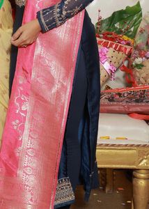 Elegant Kurta with heavy dupatta and leggings
