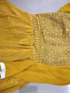 Yellow Ethnic Gown