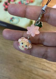 Handmade bag charm