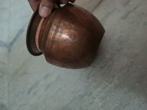 Antique Copper Pot Pooja Lota Gadvi