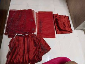 Ethnic stiched Ghaghra with unstich Blouse