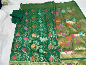 Green Saree