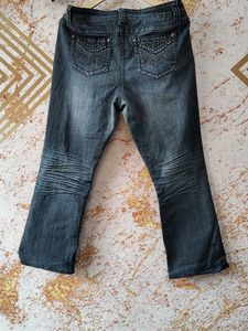 Embellished Bootcut Jeans