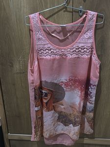 Pink Sheer Traveler Tank