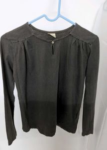 Zara Khaki Top