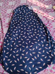 Cute Navy Print Dress