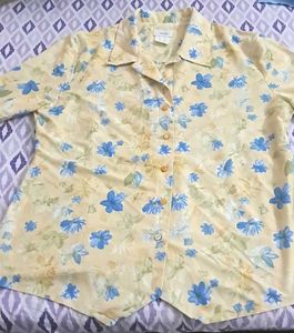Vintage Floral Button-Down