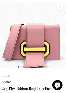 replica PRADA Plex Ribbon Bag Pesco ( check flaws)